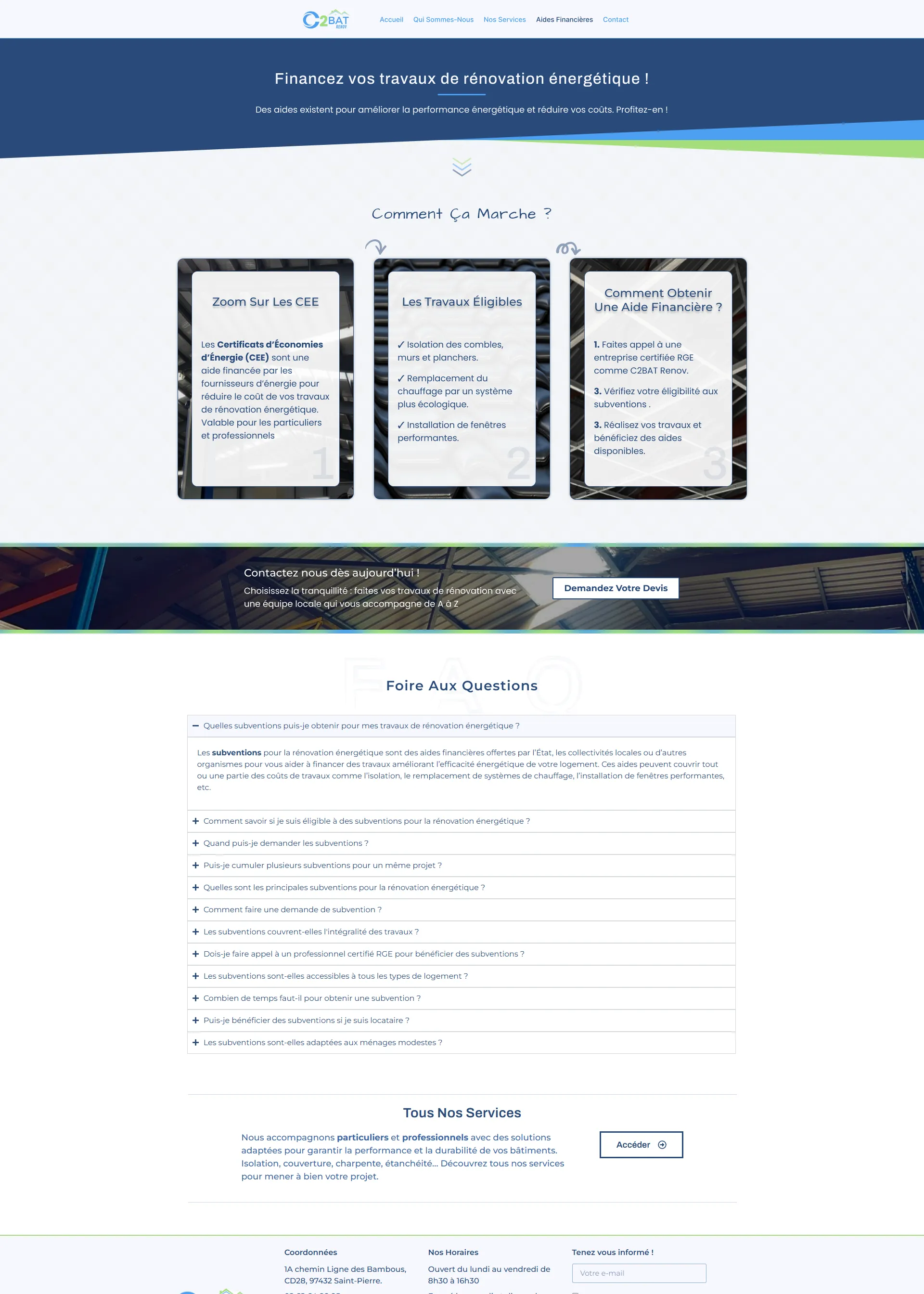 Capture d'écran du projet