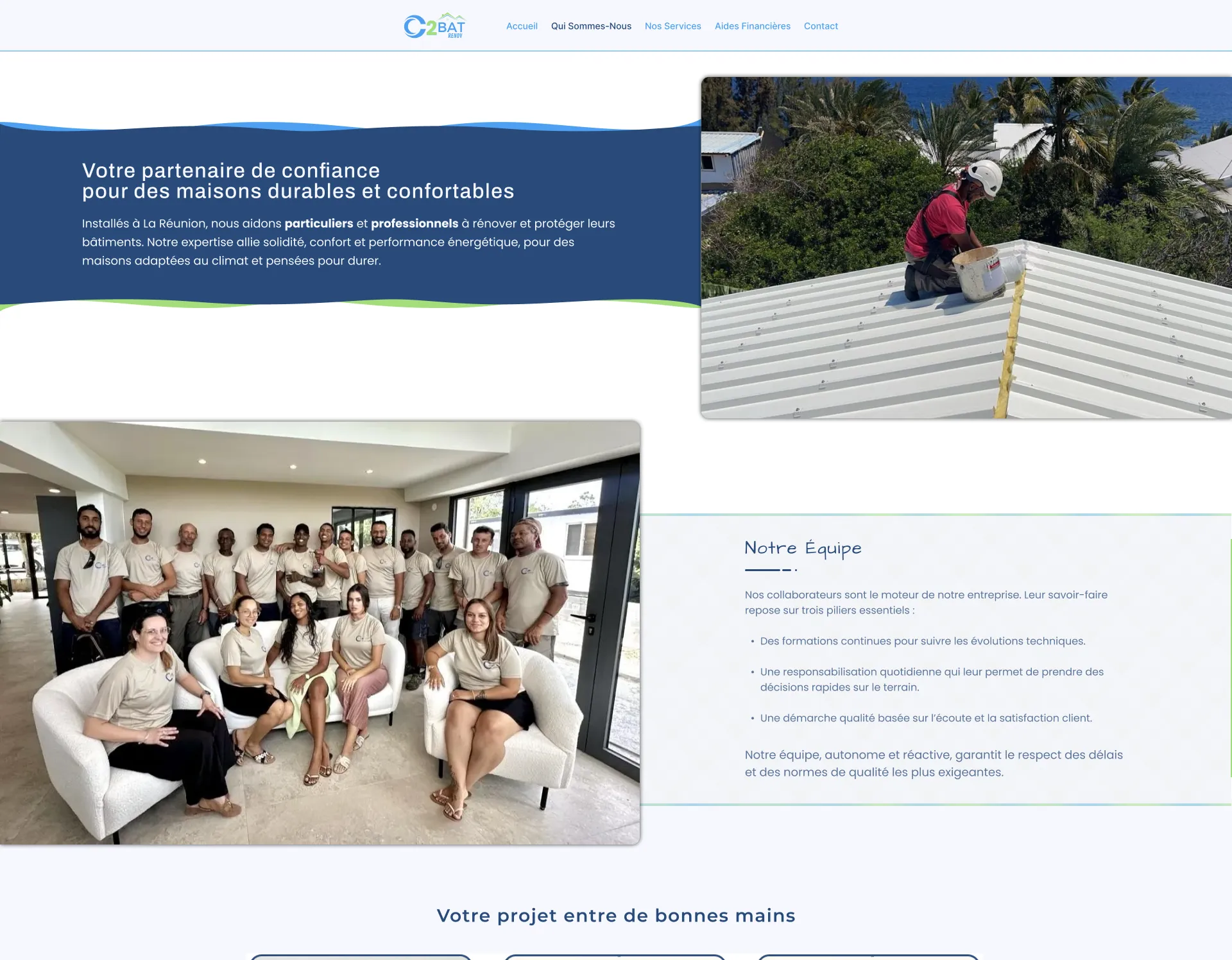 Capture d'écran du projet