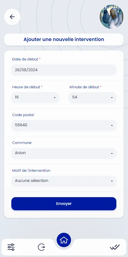 Capture d'écran du projet