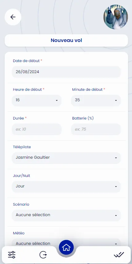 Capture d'écran du projet